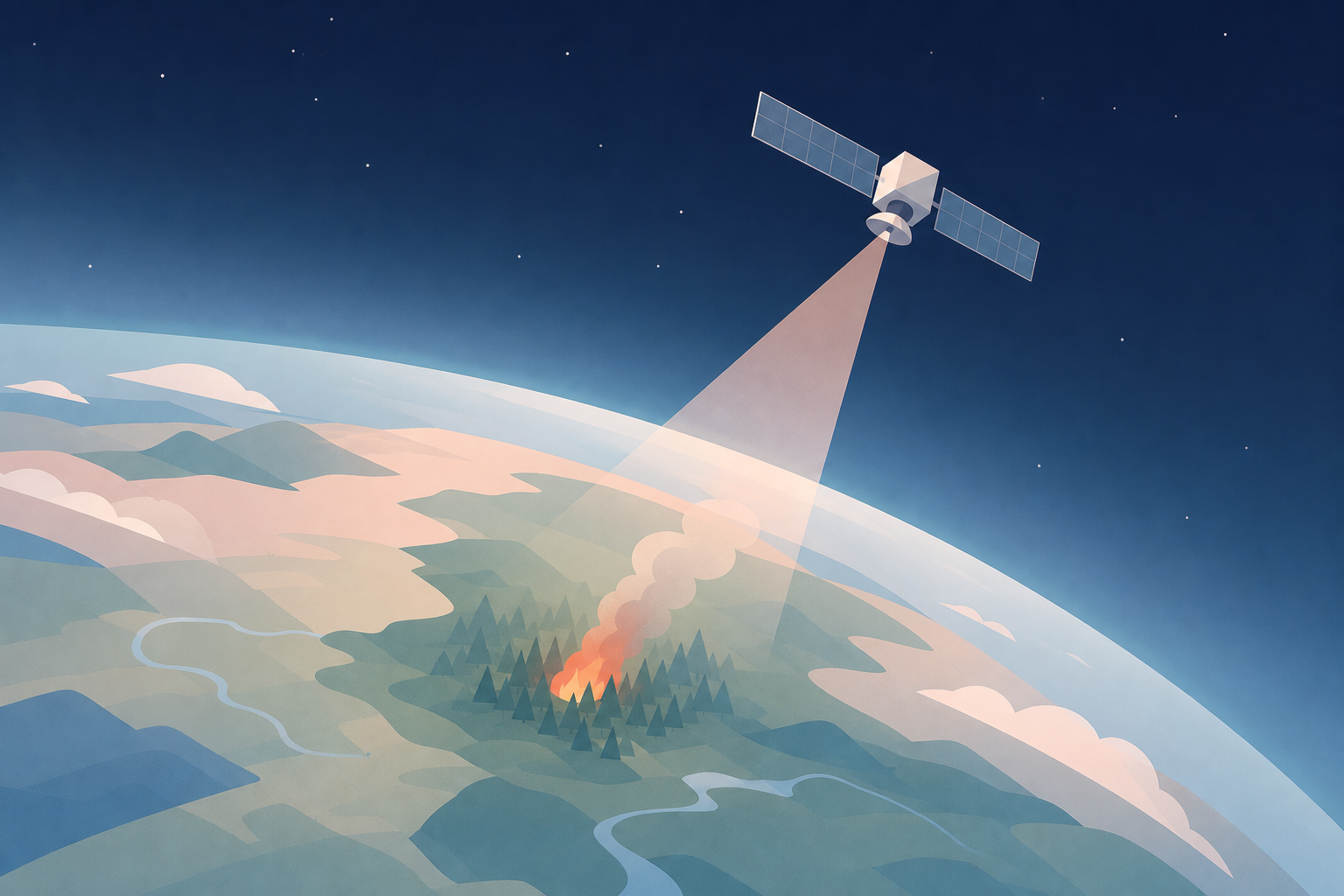 Gli occhi dell'IA dallo spazio: Google lancia FireSat per fermare gli incendi sul nascere